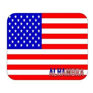  US Flag   Alhambra, California (CA) Mouse Pad Everything 