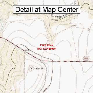   Map   Paint Rock, Texas (Folded/Waterproof)