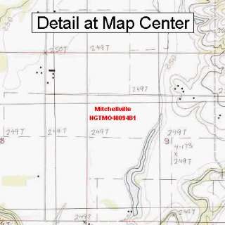   Map   Mitchellville, Missouri (Folded/Waterproof)