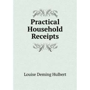  Practical Household Receipts Louise Deming Hulbert Books