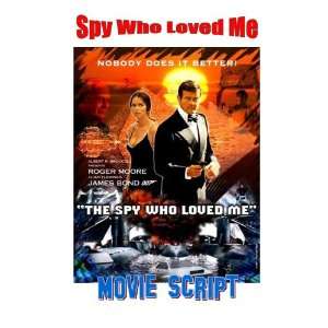 James Bond SPY WHO LOVED ME Movie Script   Must Have 