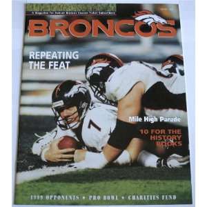  Broncos Winter 1999 a Magazine for Denver Broncos Season 
