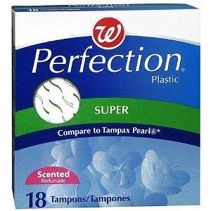   Perfection Tampons Plastic Applicator Scented 