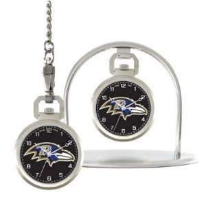 Baltimore Ravens Pocket Watch   NFL Football Fan Shop Sports Team 