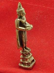 WEDNESDAY BUDDHA REAL THAI MINI AMULET GOOD LUCK GIFT A  