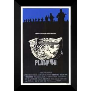  Platoon 27x40 FRAMED Movie Poster   Style A   1986