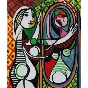 Picasso Paintings Girl Before a Mirror 