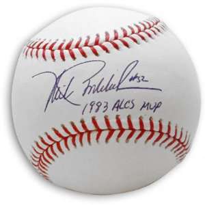  Mike Boddicker Autographed Baseball with 1983 ALCS MVP 
