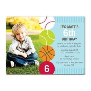  Birthday Party Invitations   All Star By Dwell Health 