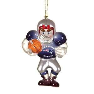 BSS   New England Patriots NFL Acrylic Football Player Ornament (3.5)