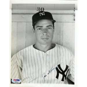  Joe DiMaggio New York Yankees   In The Dugout 