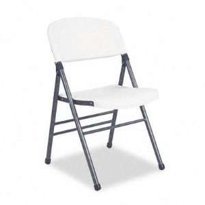  SAMSONITE COSCO Endura Molded Folding Chair, Pewter Frame 
