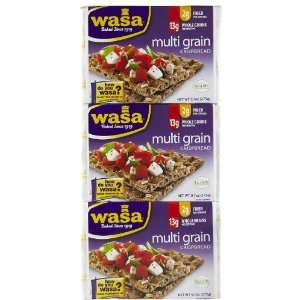 Wasa Crispbread, Multi Grain, Boxes, 8.8 oz, 3 pk  Grocery 