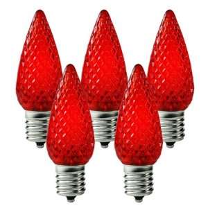 25 Bulbs C9 LED   Red   Intermediate Base   Christmas Lights   HLS LED 