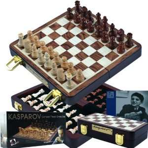  Kasparov Compact Travel Chess Set Toys & Games