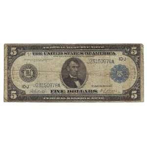  Series of 1914 $5 Federal Reserve Note 