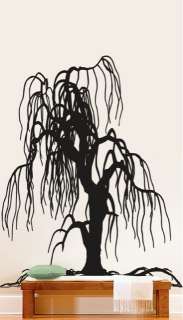 Vinyl Wall Decal Sticker Weeping Willow Tree Decor  