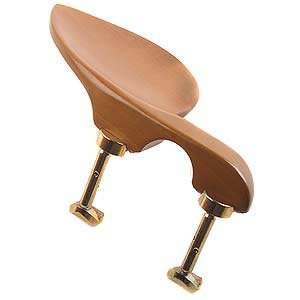  Guarneri All Size Viola Chinrest   Boxwood with Gold 