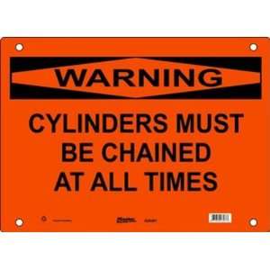   , Header Warning, Legend Cylinders Must Be Chained At All Times