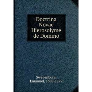   Novae Hierosolyme de Domino Emanuel, 1688 1772 Swedenborg Books