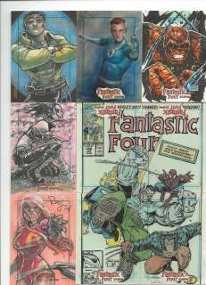   Fantastic Four 50th Anniversary Melike Acar Colored Sketch Thing