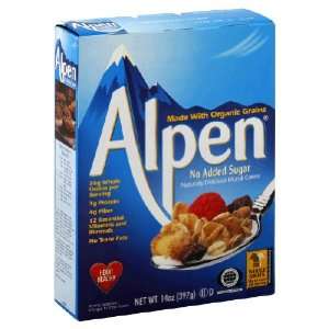 Alpen No Sugar Added Alpen, Organic 14 oz. (Pack of 12)  