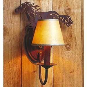  A11836   Alpental Horse Wall Sconce