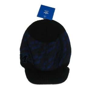   NCAA Adidas Black & Blue Billed Knit Beanie Hat