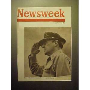  General Douglas MacArthur July 10, 1950 Newsweek Magazine 