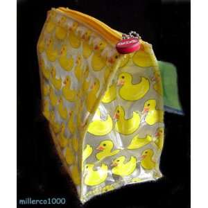  Rubber Ducky Duckie Duck Cosmetic Make up BAG Tote Beauty