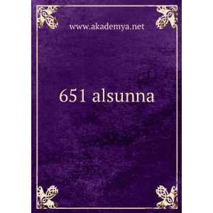  651 alsunna www.akademya.net Books