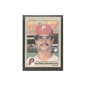  1983 Fleer Regular #153 Porfirio Altamirano, Philadelphia 
