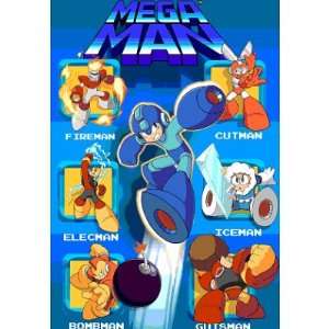  (11x17) Mega Man Characters 3 D Lenticular Video Game 