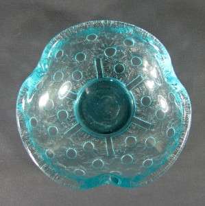   DAUM NANCY Art Glass Bowl w/ Acid Etched French Art Deco Design  