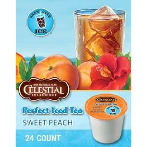  Celestial Sweet Peach Iced Tea (2 box of 24 K Cups 
