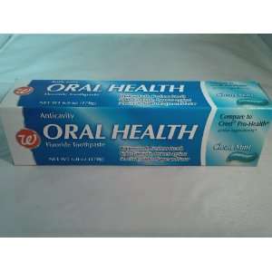 Walgreens Oral Health Anticavity Fluoride Clean Mint Toothpaste 6 Oz 