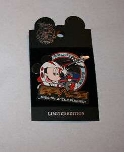 DISNEY WDW MISSION SPACE ACCOMPLISHED 03 MICKEY LE PIN  