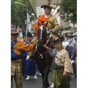  Traditional Costume and Horse, Ceremony for Archery Festival, Tokyo 