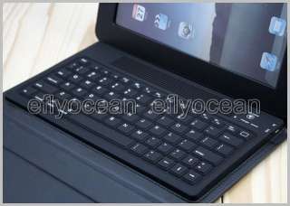   Bluetooth Silcone Keyboard Case Holder Stand For Apple iPad 2 Black