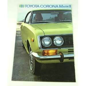  1971 71 Toyota CORONA MARK II BROCHURE Sedan Hardtop 
