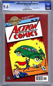 ACTION COMICS #1  CGC 9.6 