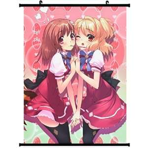 Flyable Heart Anime Wall Scroll Poster Yui Inaba & Amane Sumeragi(35 
