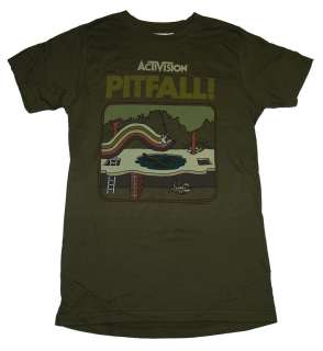 Pitfall Activision Atari Cover Retro Gaming Soft T Shirt Tee  