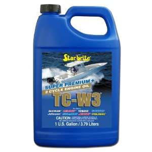   brite Super Premium 2 Stroke Oil TC W3, 1 Gallon