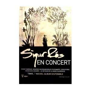  SIGUR ROS En Concert   French Music Poster