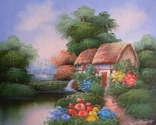 Clearance Sale Cottage Oil Paintings $5.49 EA, Low S&H  