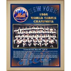  New York Mets Large Healy Plaque   1986 World Series 