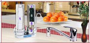 CRYSTAL QUEST Stainless Double FLUORIDE Water Filter  