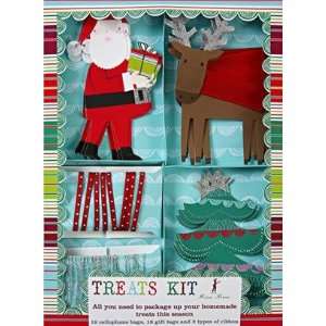   Santa Claus Christmas Tree and Reindeer Holiday Treats Kit (Set of 18