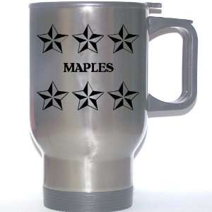  Personal Name Gift   MAPLES Stainless Steel Mug (black 